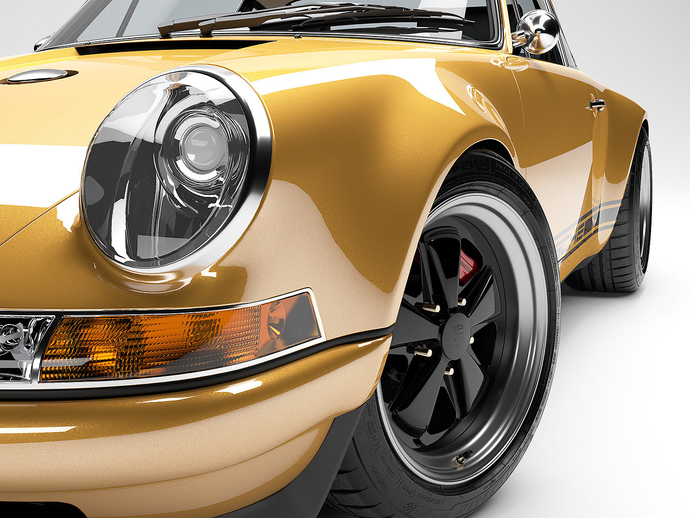 Porsche，911 reimagined，3D digital modeling，