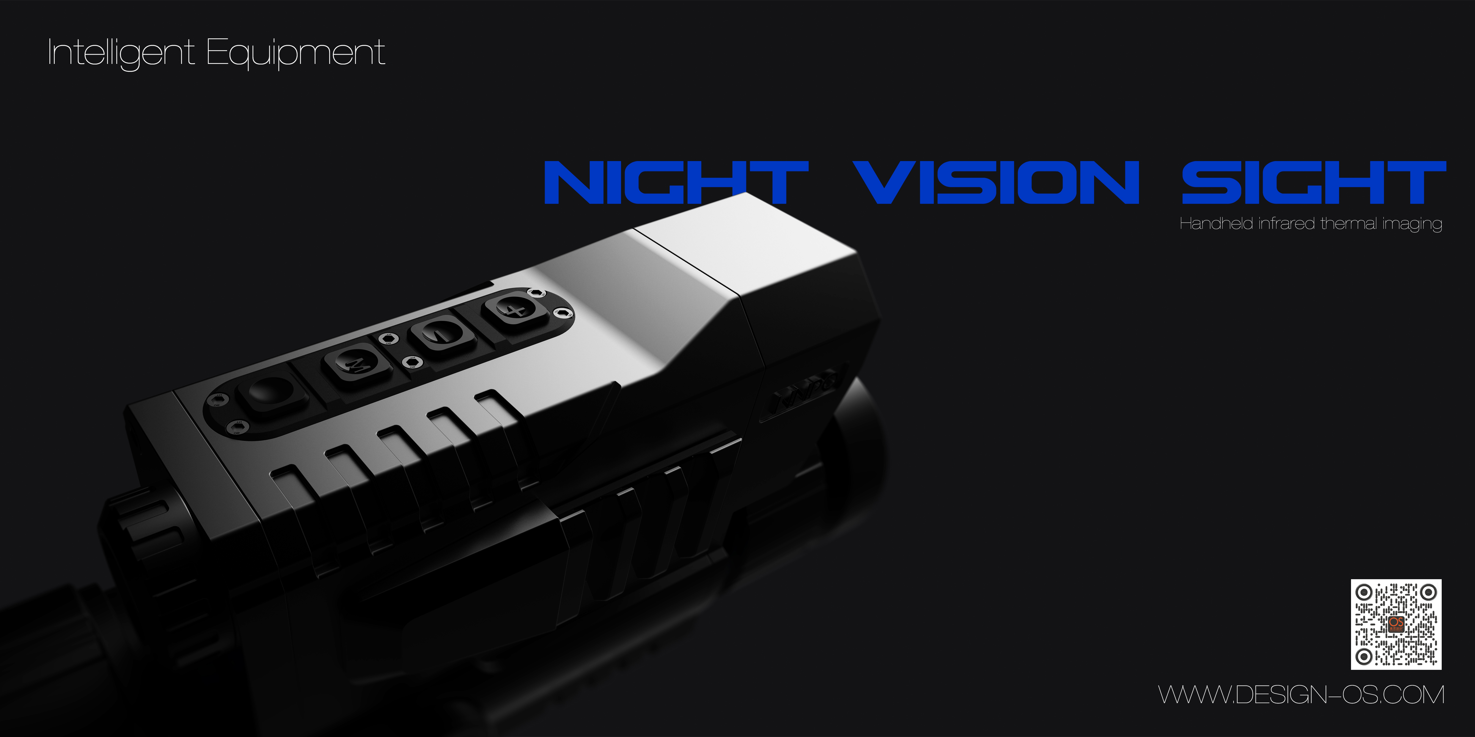 industrial design，Structural design，Handheld，Industry equipment，Product rendering，Simple and tough，