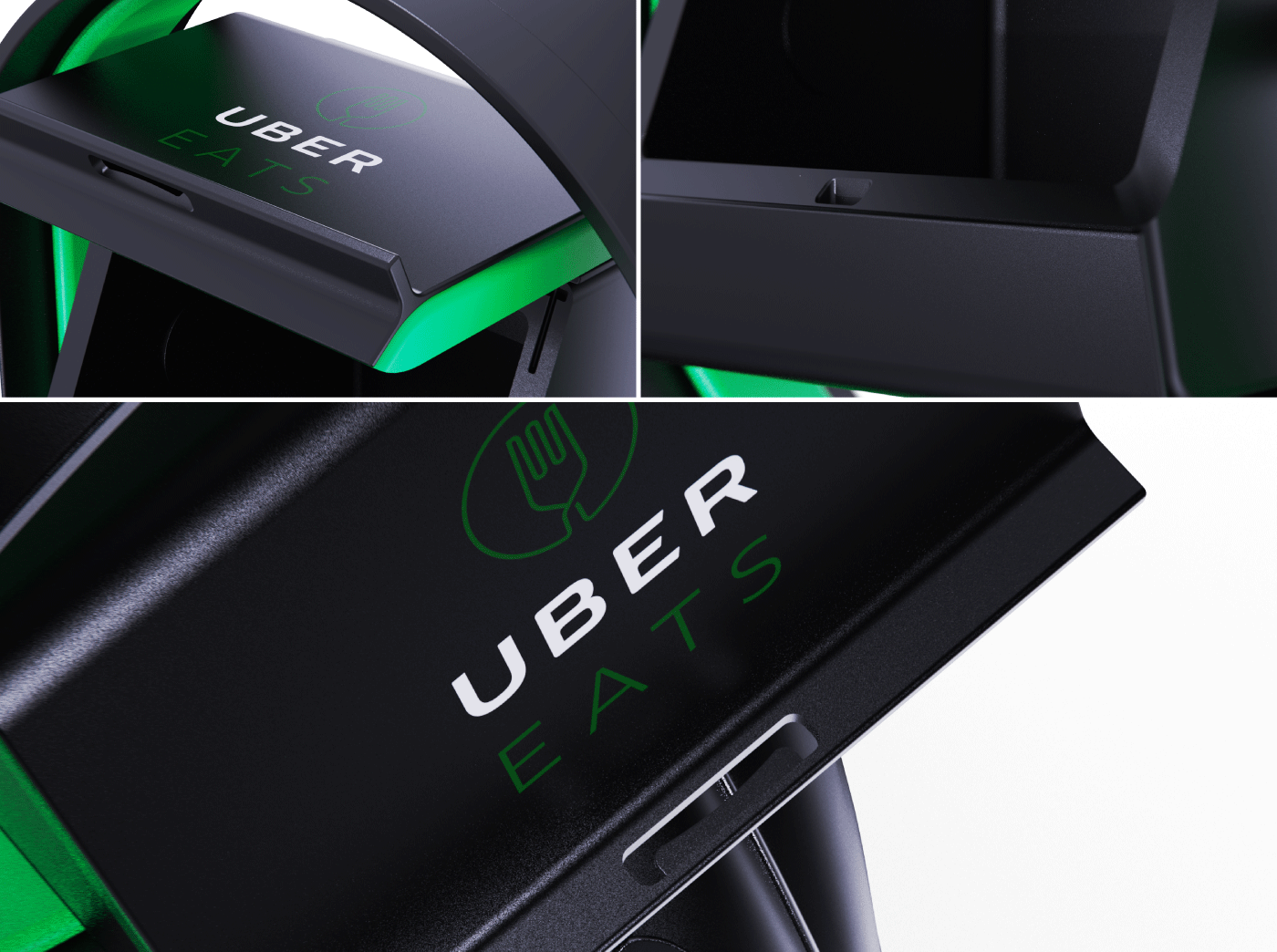 Uber Eats，Order food，delivery boy，Delivery truck，