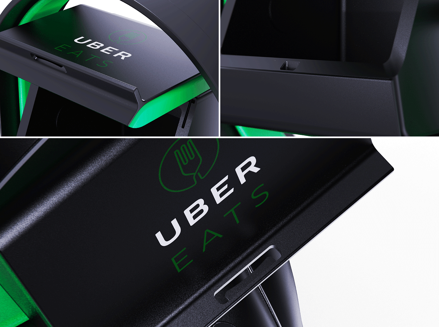 Uber Eats，Order food，delivery boy，Delivery truck，
