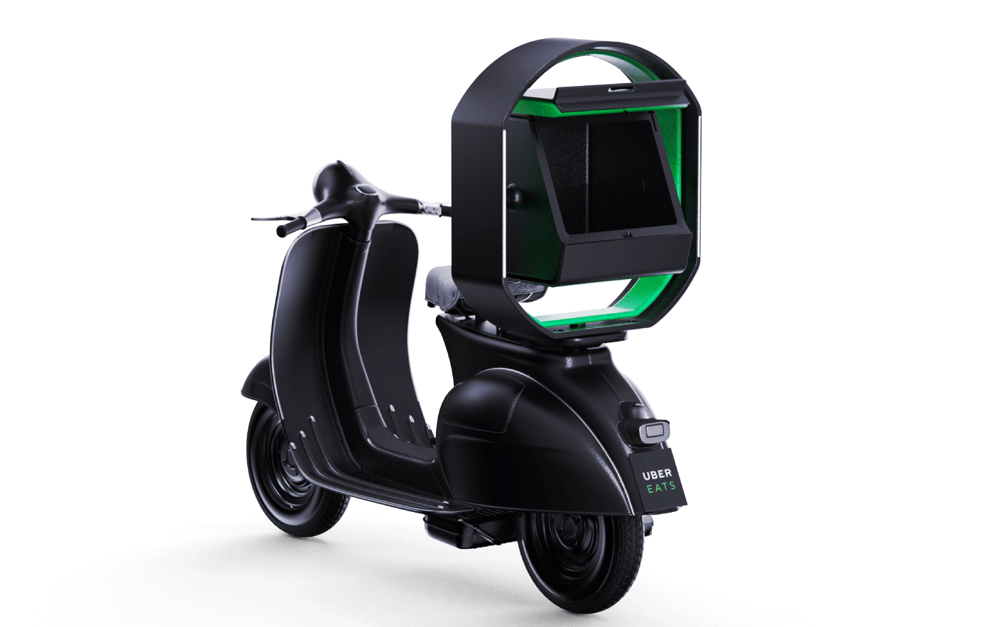 Uber Eats，Order food，delivery boy，Delivery truck，