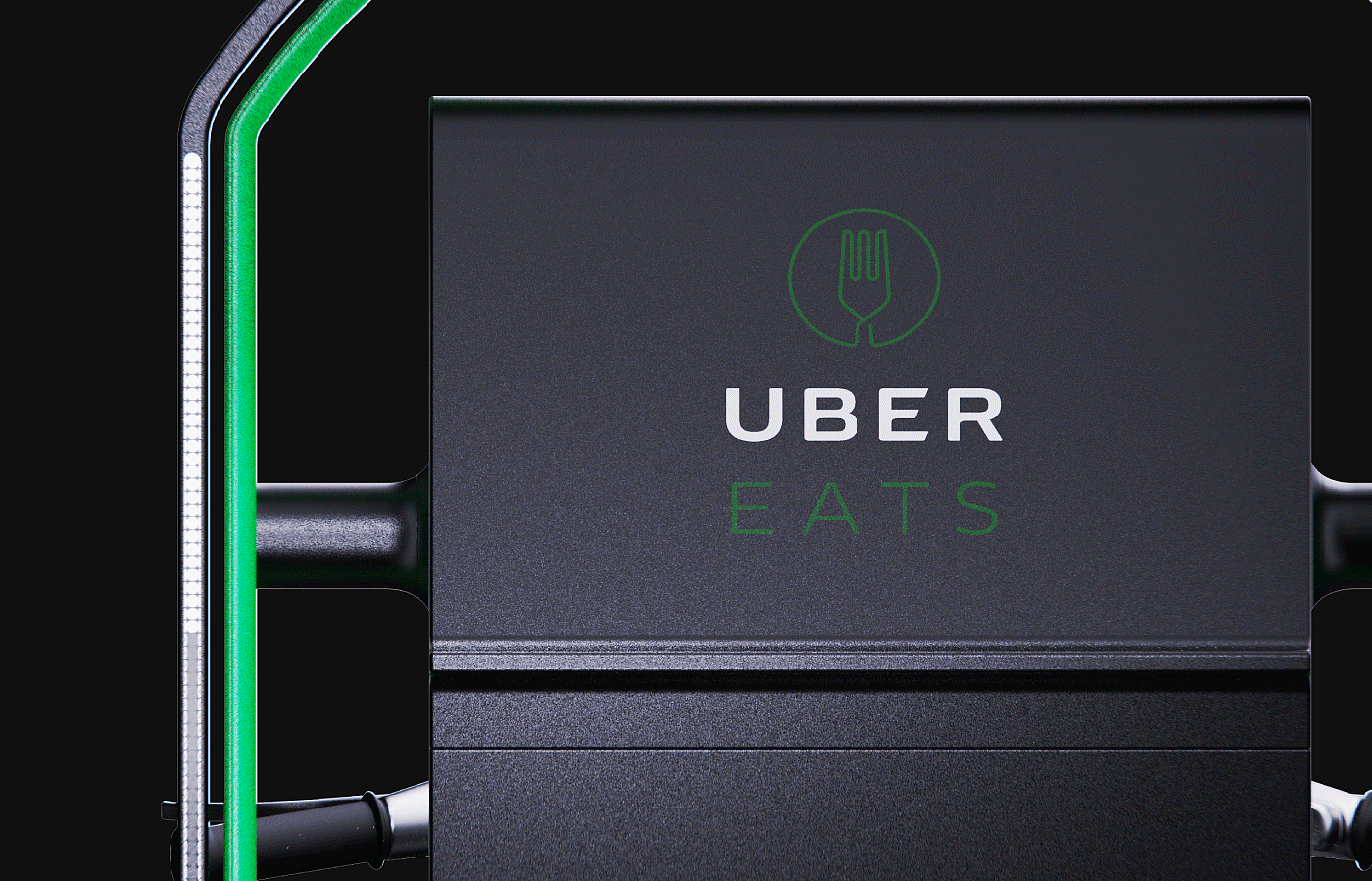 Uber Eats，Order food，delivery boy，Delivery truck，