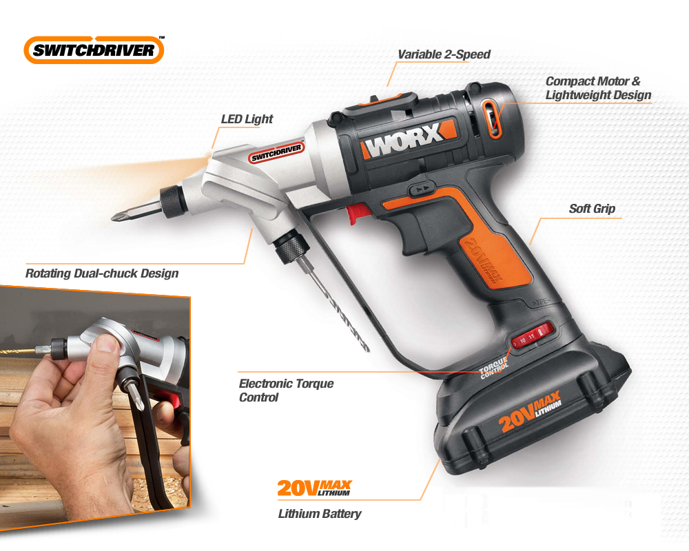 product design，2017idea Award，tool，Electric drill，