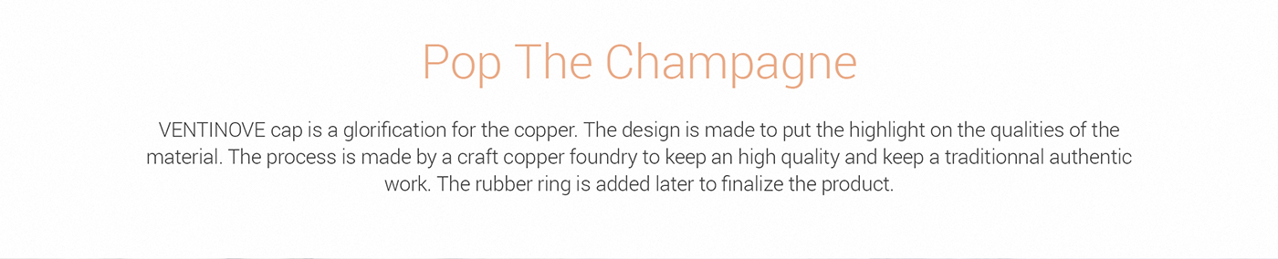 copper，Ventinove，purify，sterilization，Metal，healthy，bottle cap，beautiful，