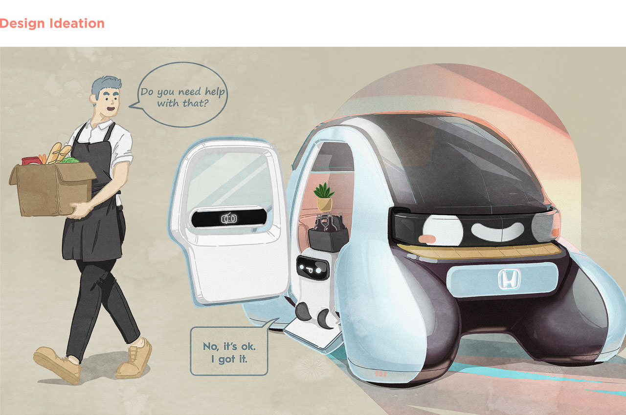 Honda 2040 niko，Micro artificial intelligence，automobile，