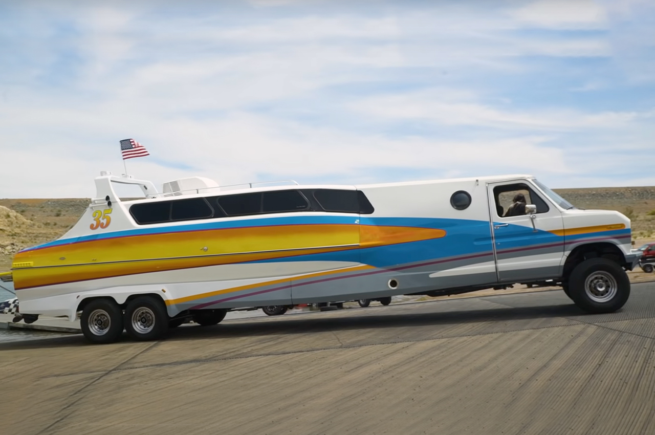 1980s，camping，Boaterhome，amphibious，