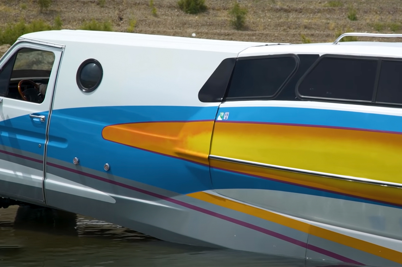 1980s，camping，Boaterhome，amphibious，