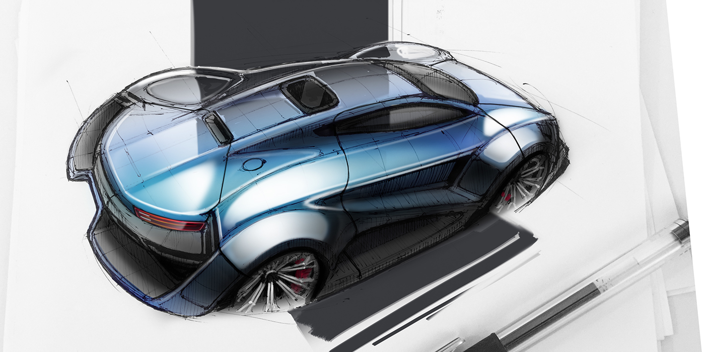 automobile，Render，ps，Little picture book of the great God，