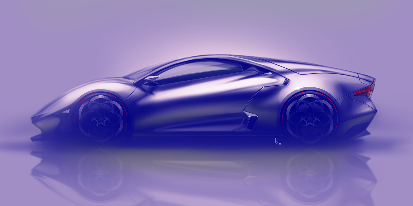 automobile，Render，ps，Little picture book of the great God，