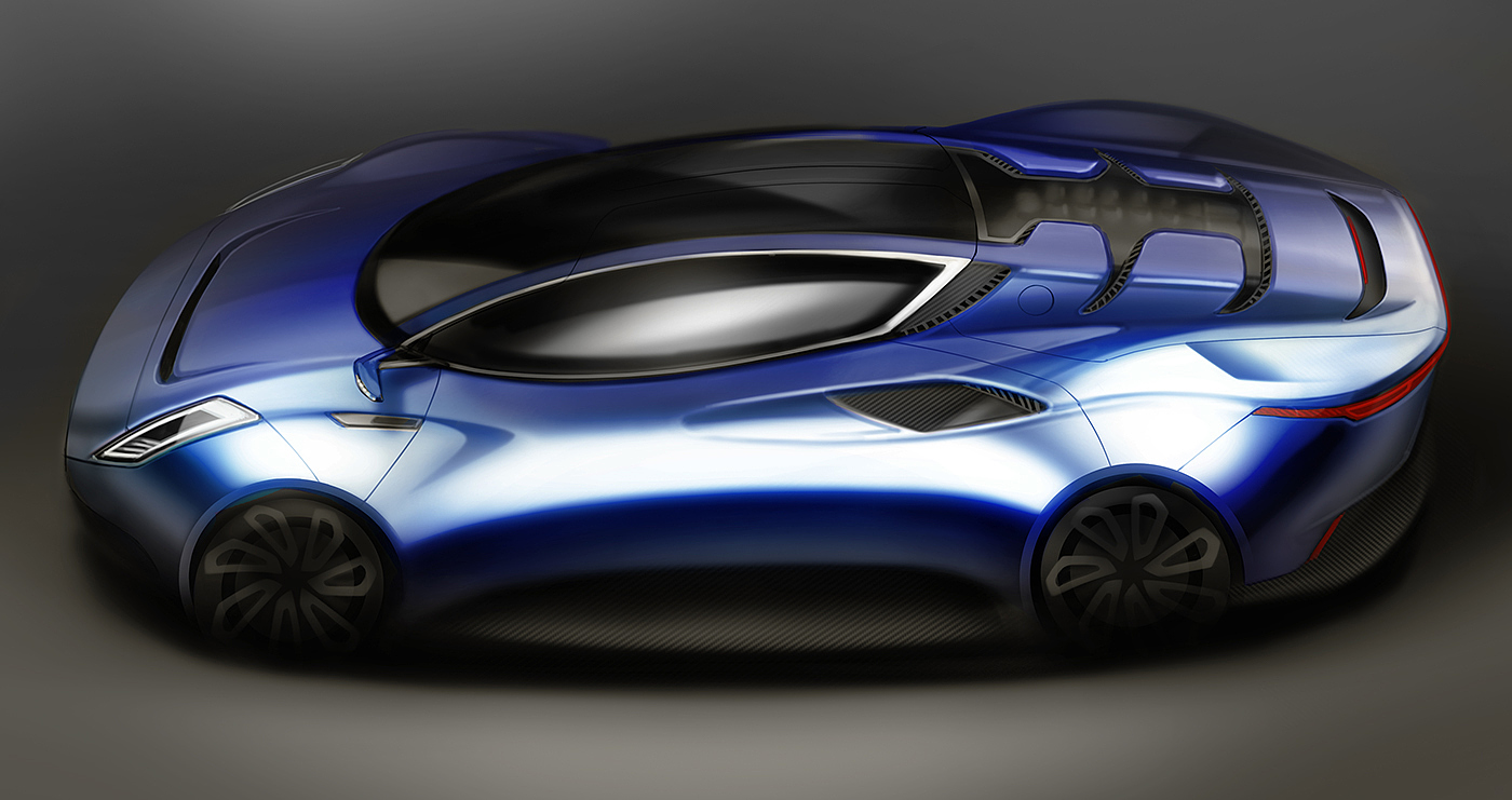 automobile，Render，ps，Little picture book of the great God，