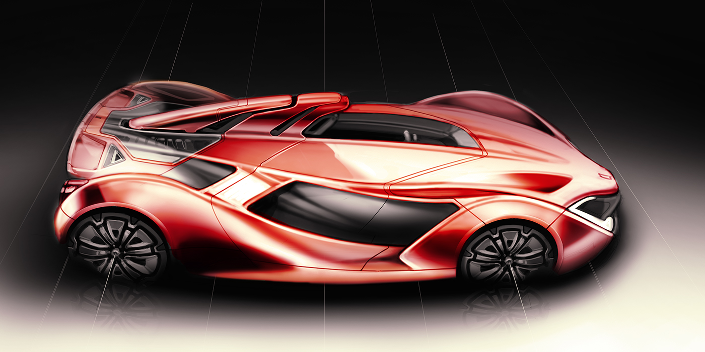 automobile，Render，ps，Little picture book of the great God，