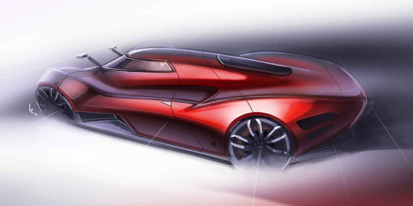 automobile，Render，ps，Little picture book of the great God，