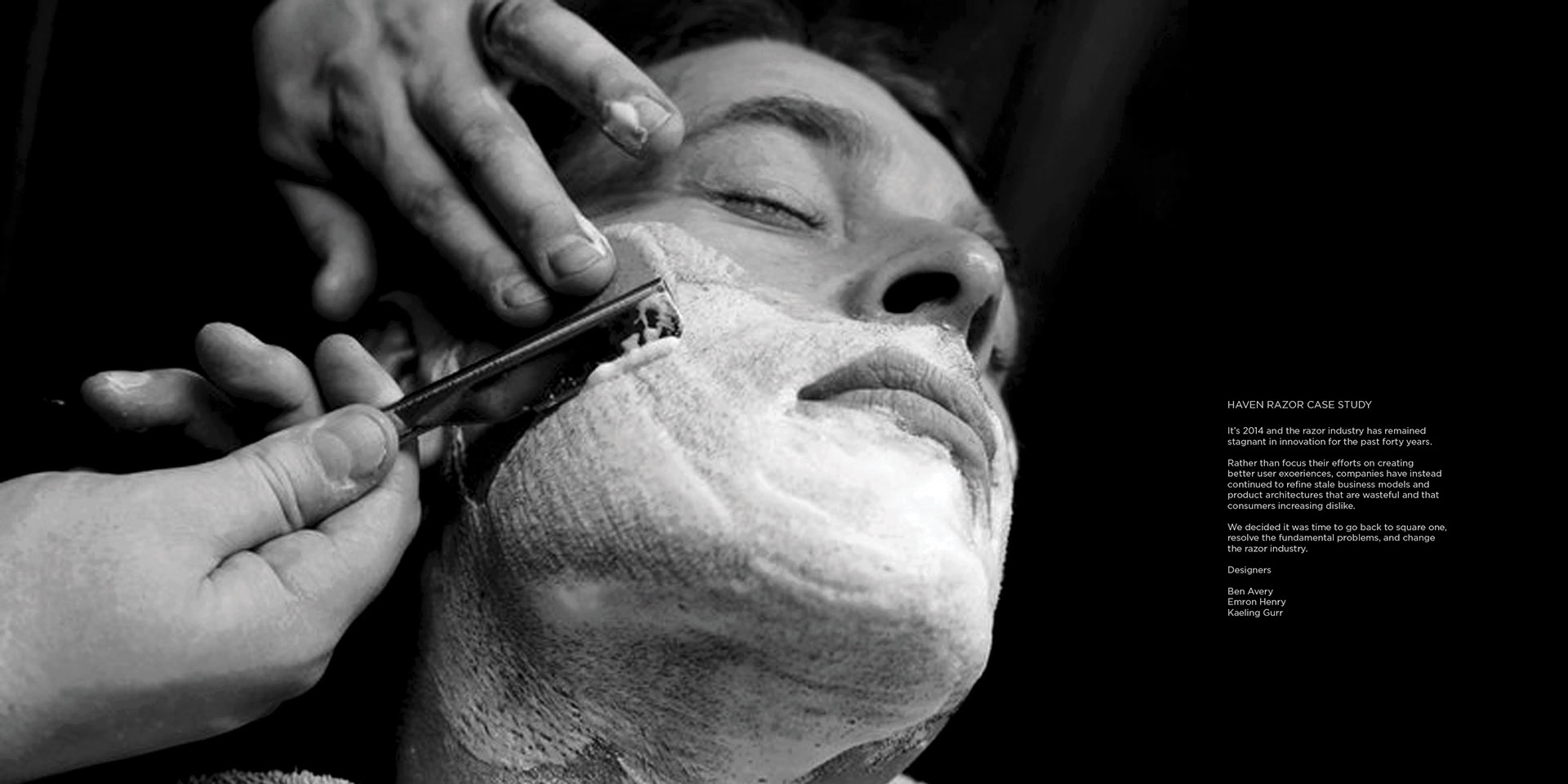 razor，modern，Simplicity，durable，New materials and new processes，