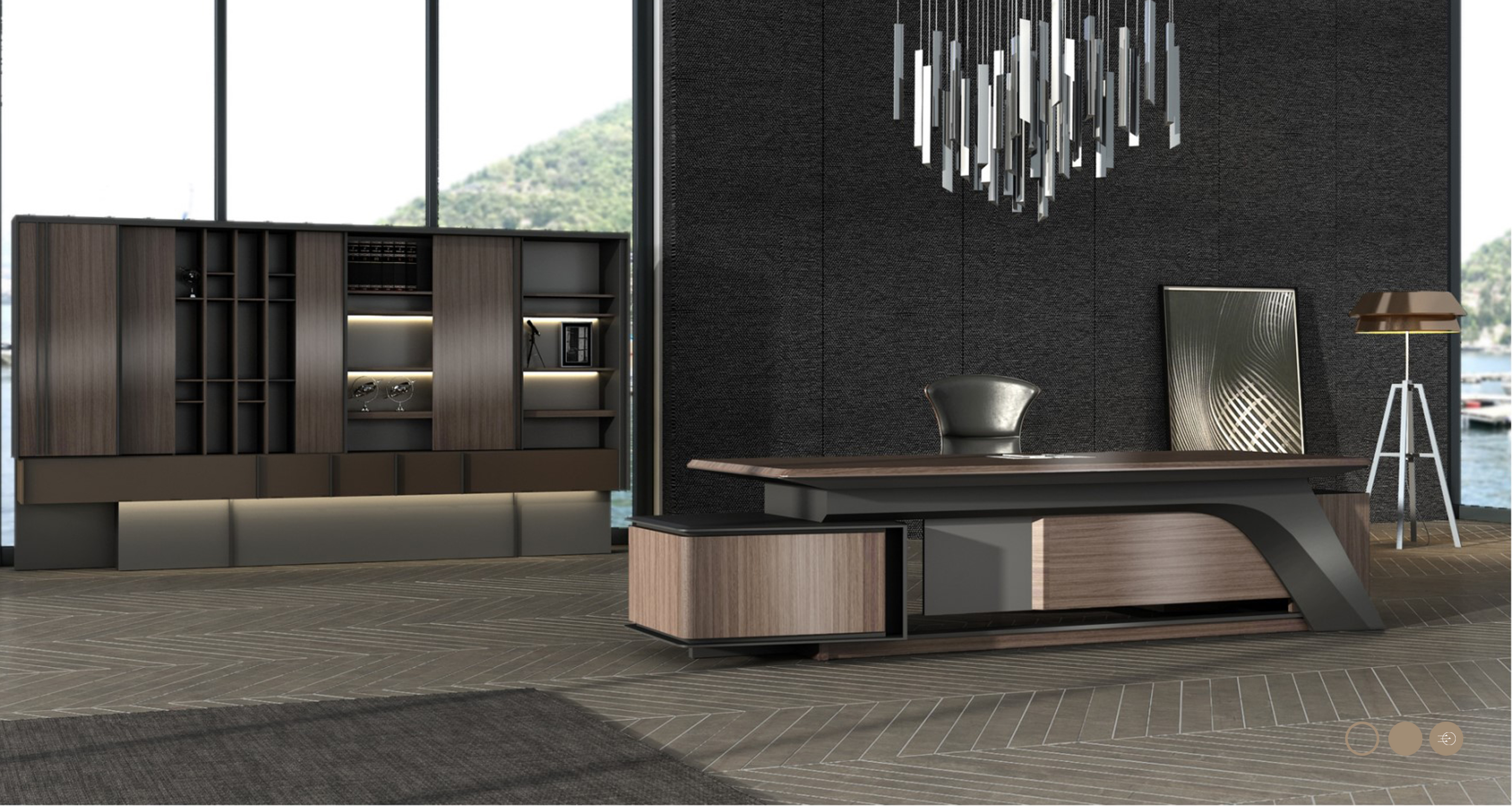 Painting platform，Modern office，Business president，Office furniture design，