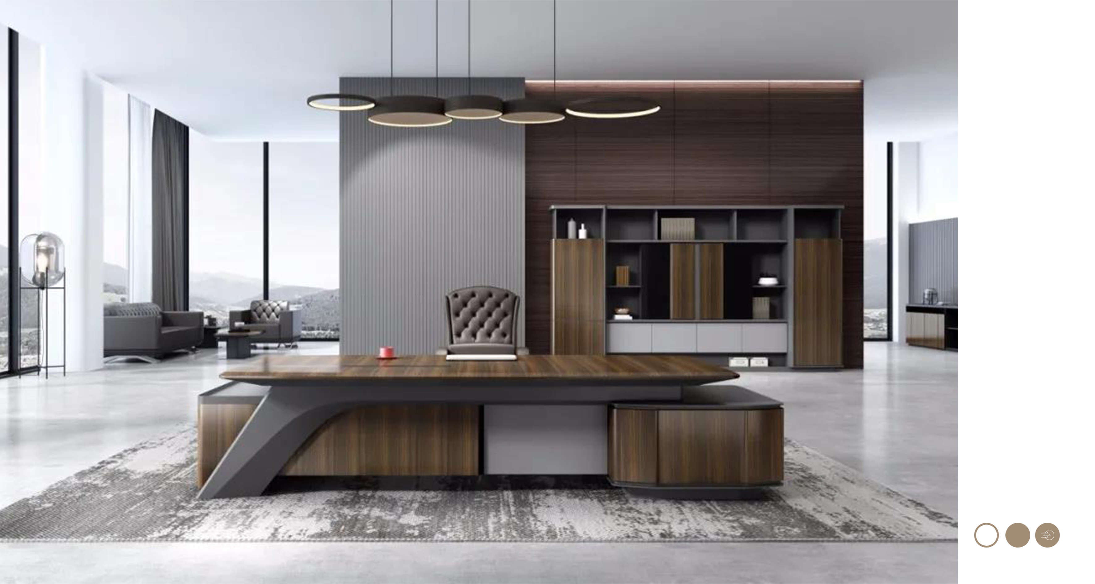 Painting platform，Modern office，Business president，Office furniture design，