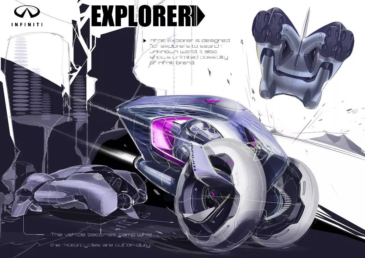 2017CDN，Cool，concept，Infiniti，student，