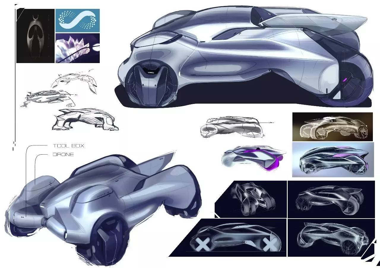 2017CDN，Cool，concept，Infiniti，student，