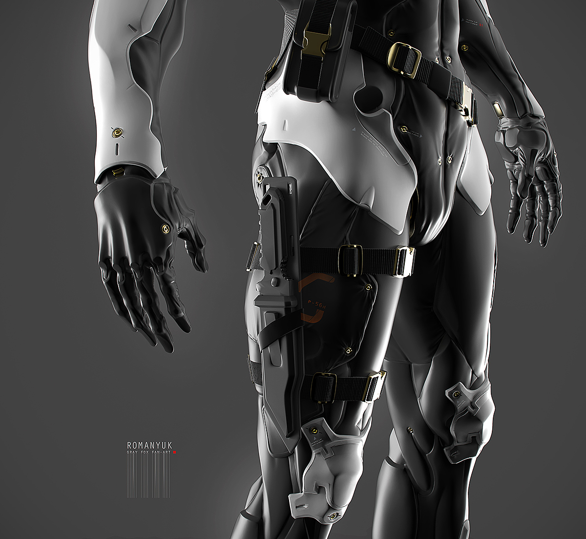 game，character，Render，modeling，Metal Gear Acid，Model，3dsmax，
