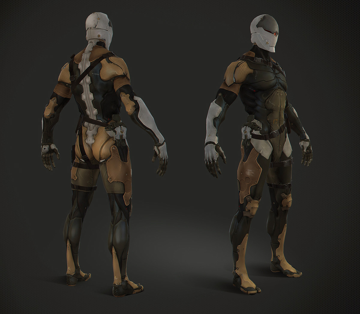 game，character，Render，modeling，Metal Gear Acid，Model，3dsmax，