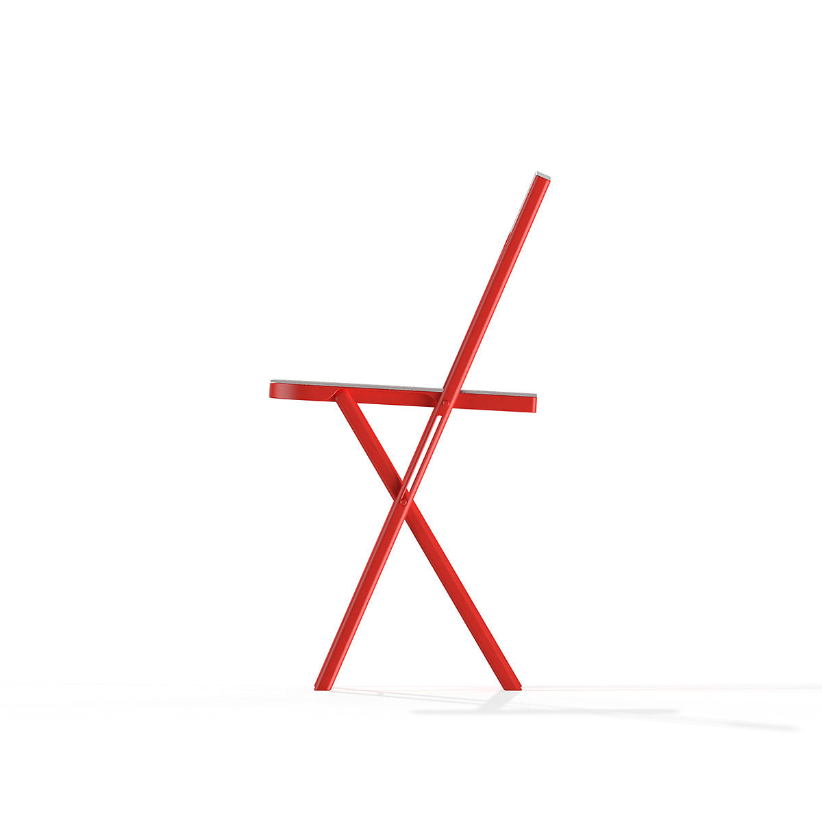 折叠椅，红色，简约，
