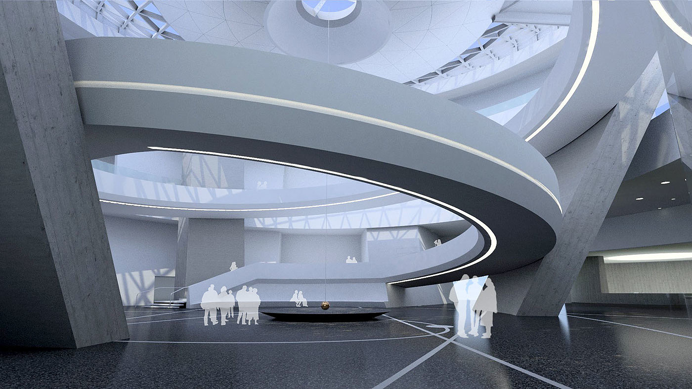 starry sky，planetarium，China，Shanghai，Architectural design，space exploration ，