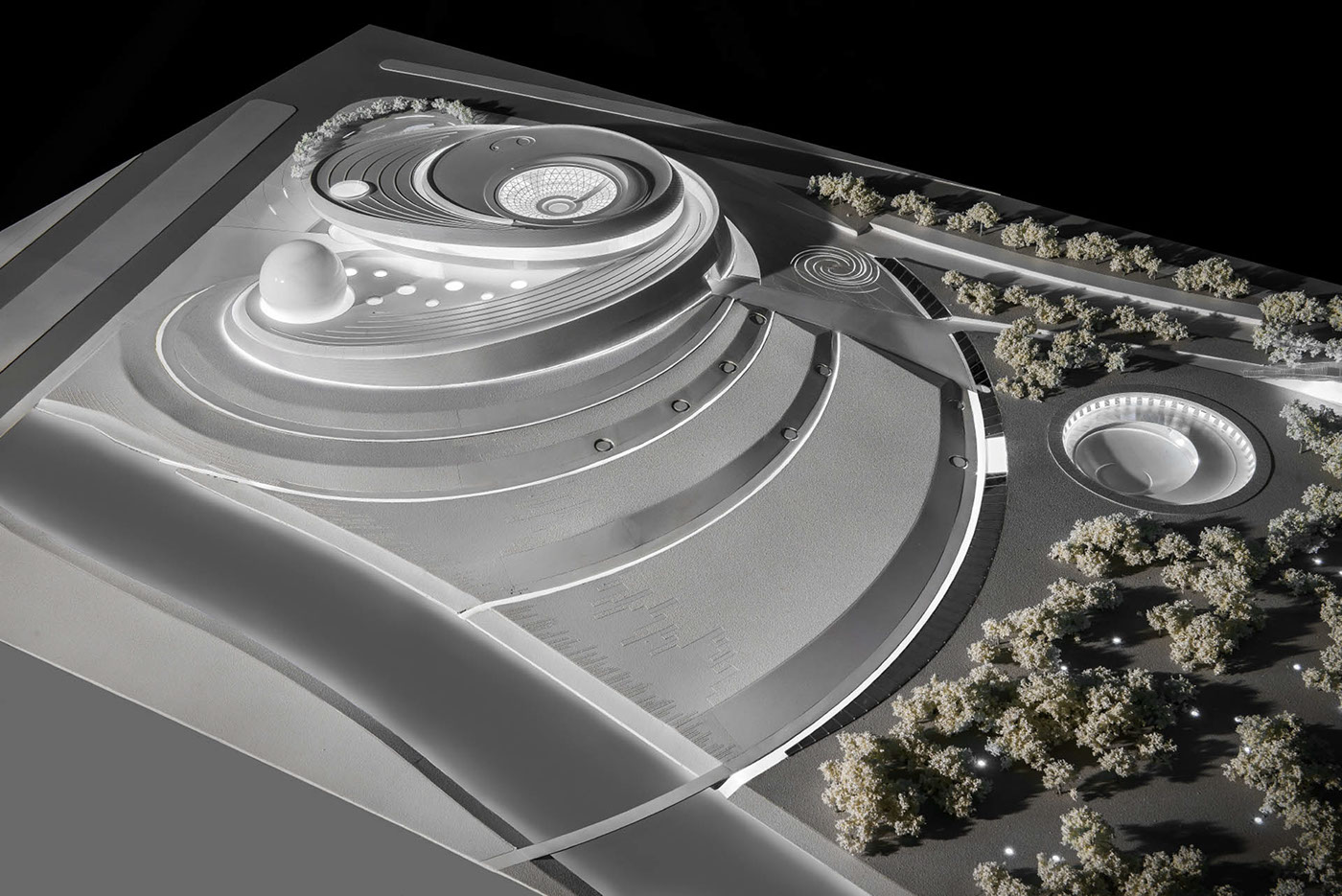 starry sky，planetarium，China，Shanghai，Architectural design，space exploration ，