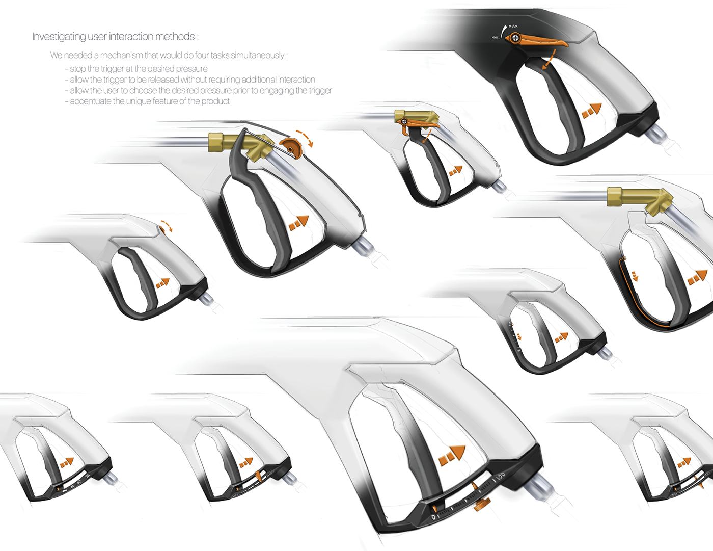 Adjustable，Water gun，High pressure water gun，Cleaning gun，Cleaning tools，