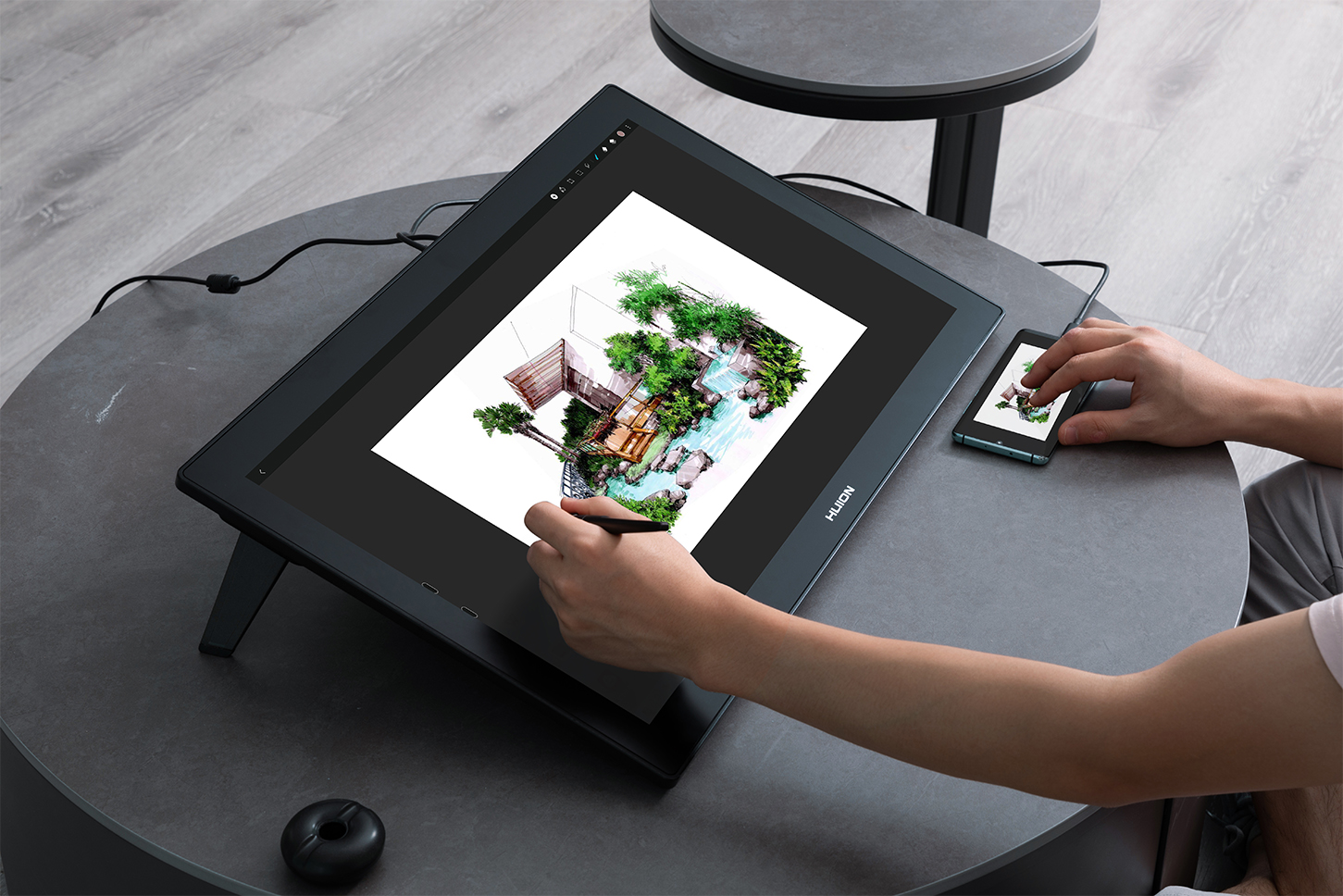 wacom ，Digital plate，monitor，input device，painting，