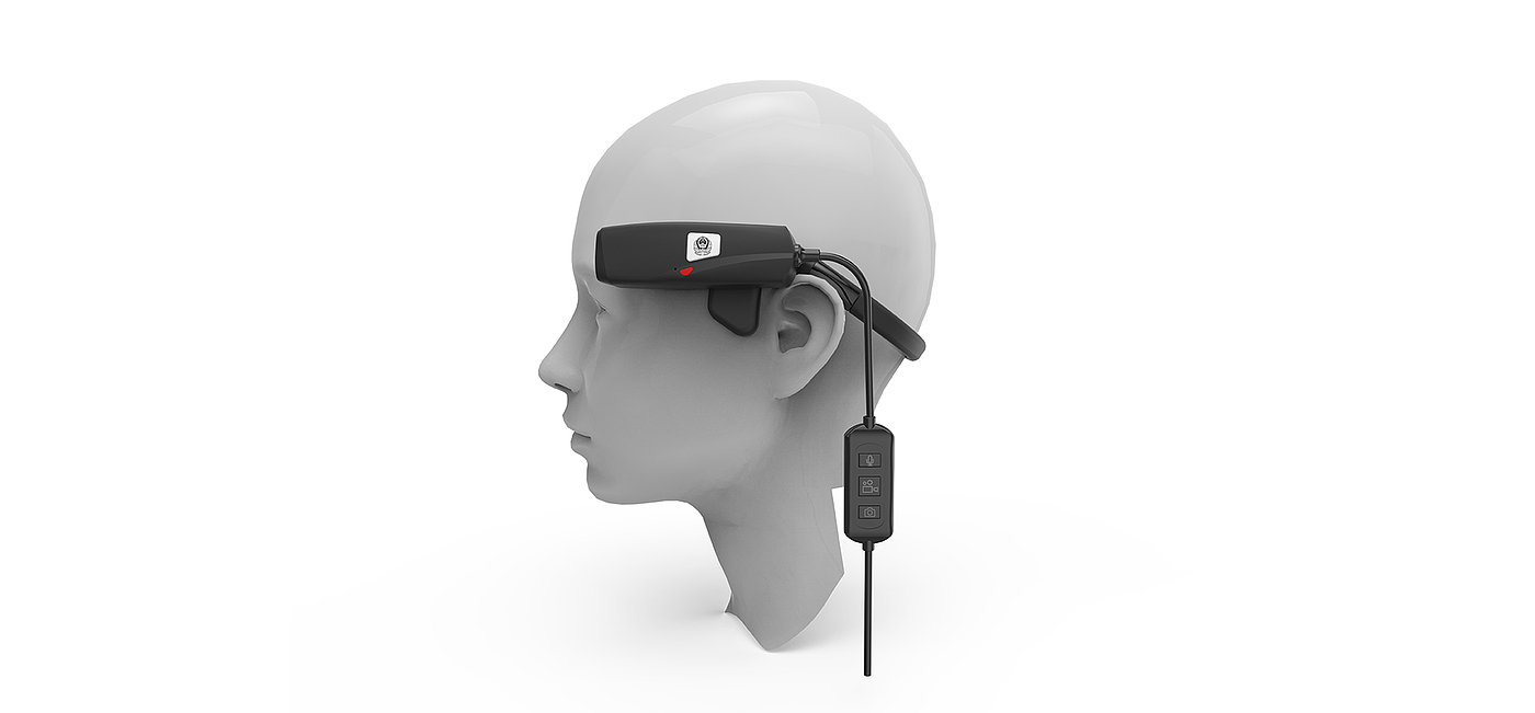 for police use，Bone conduction earphone，headset，industrial design，Appearance design，black，Cool，、，