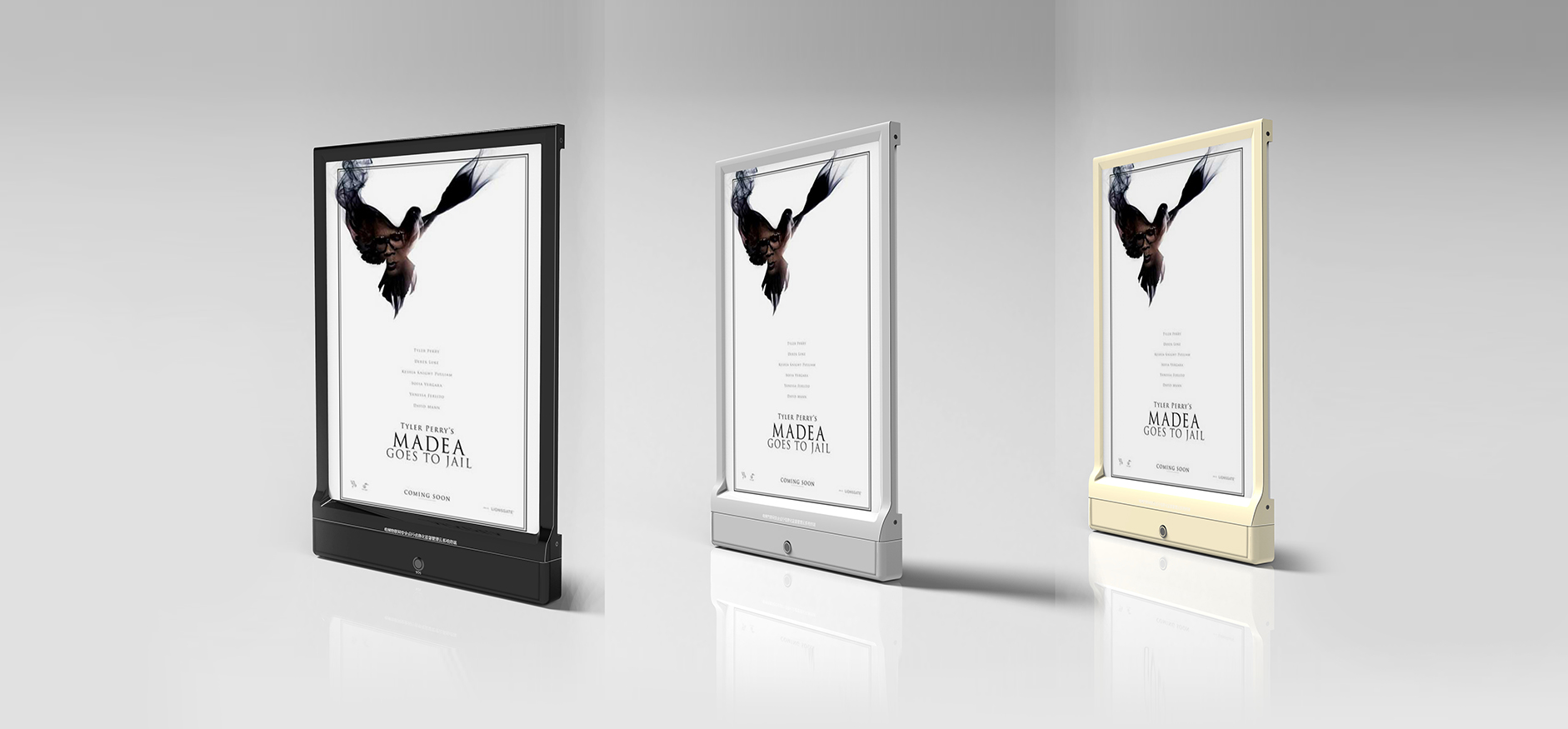Advertising screen，industrial design，Appearance design，Structural design，Movies，poster，