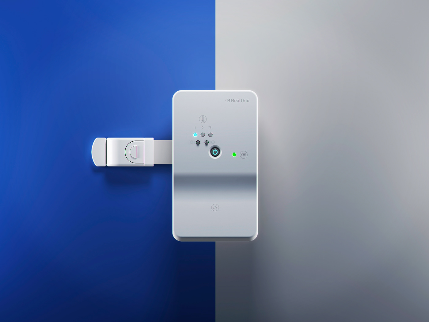 HEALTHIC，Blood detector，white，