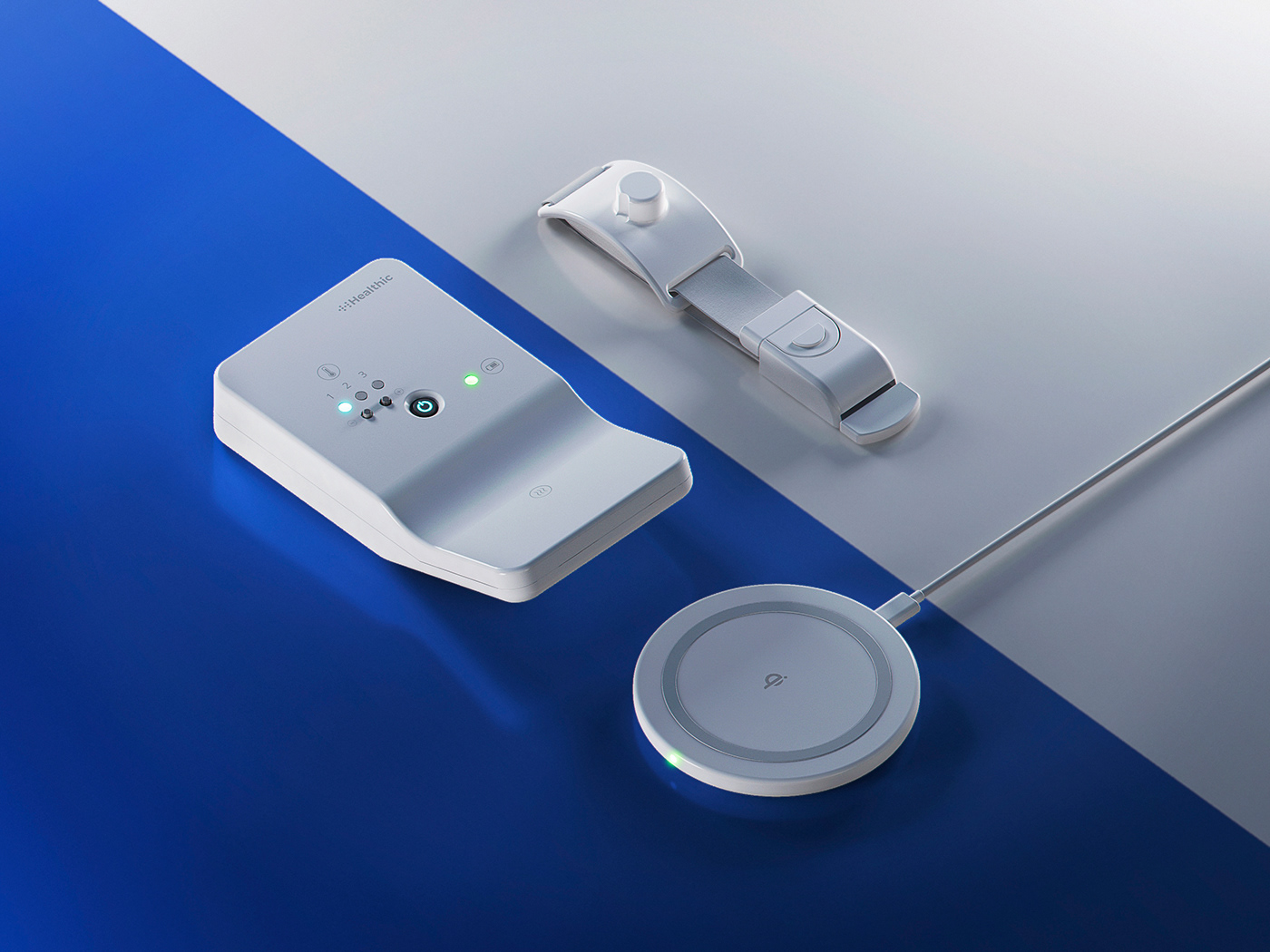 HEALTHIC，Blood detector，white，