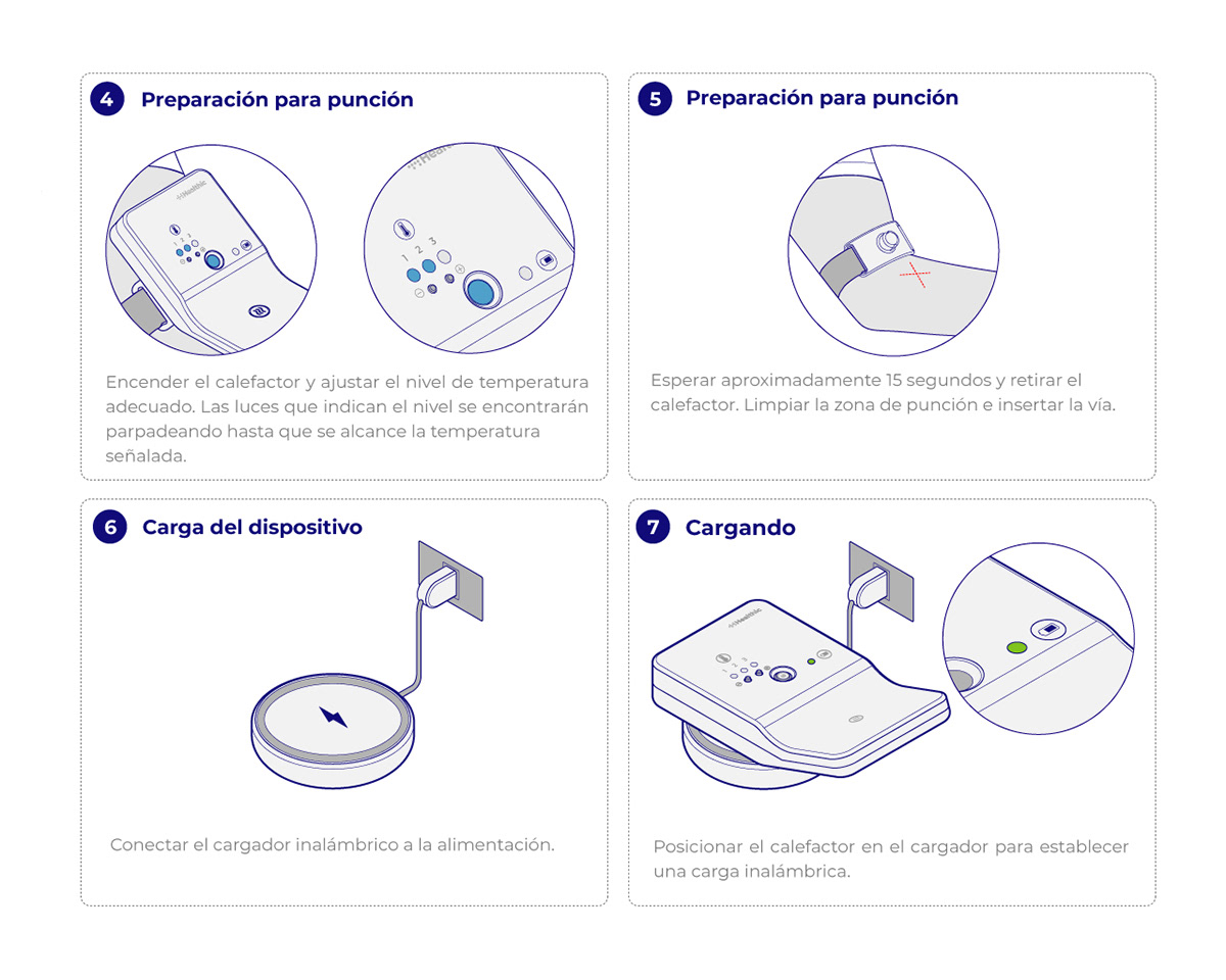 HEALTHIC，Blood detector，white，