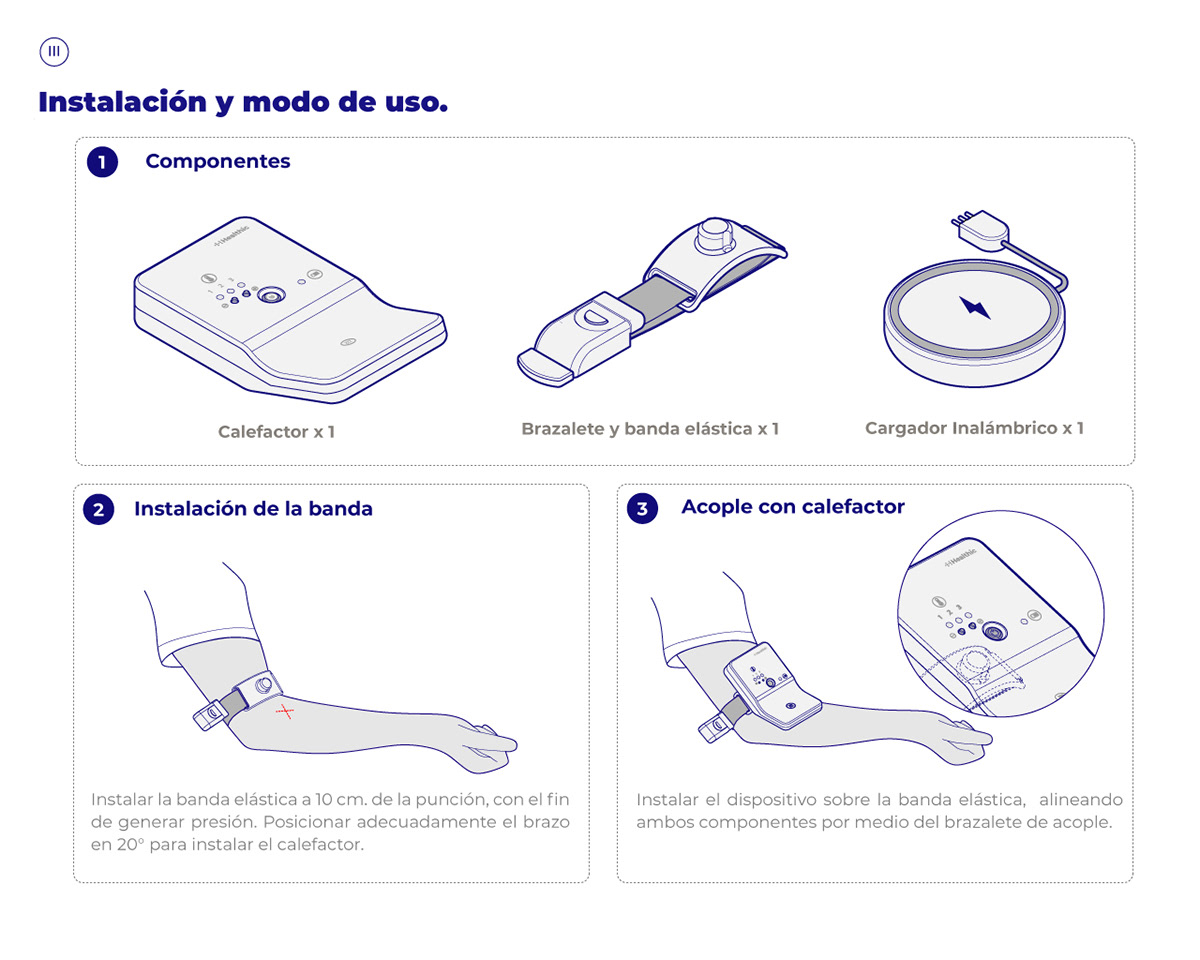 HEALTHIC，Blood detector，white，