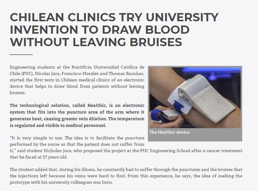 HEALTHIC，Blood detector，white，