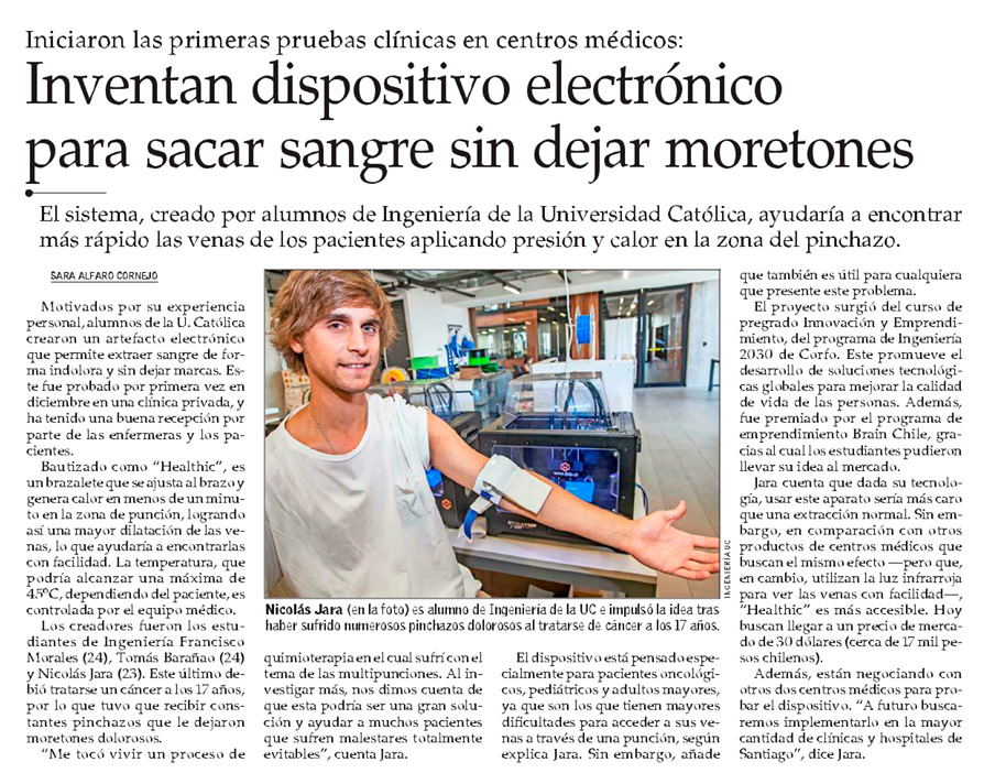 HEALTHIC，Blood detector，white，