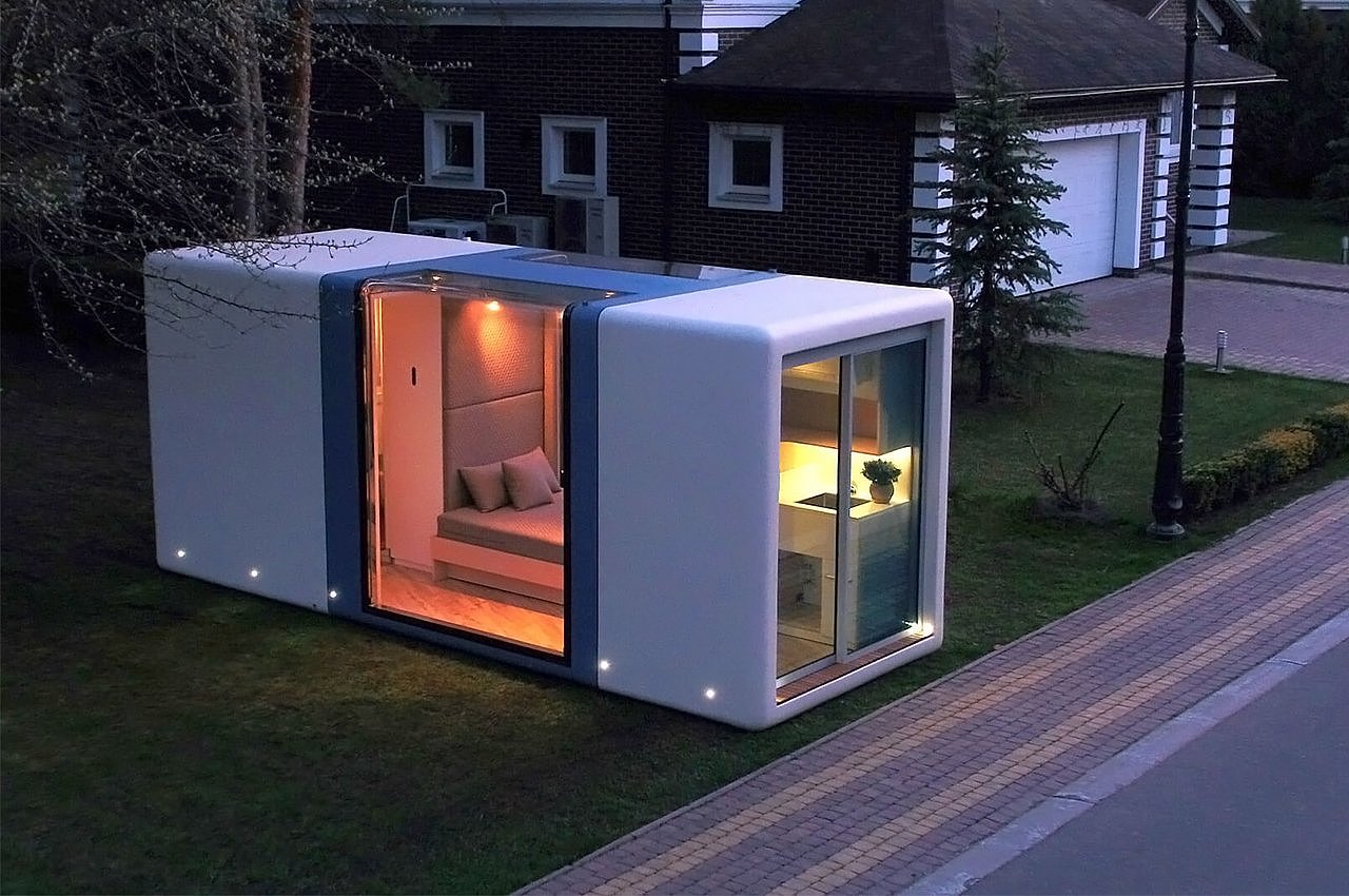 Microhaus，3D 打印，自主移动房屋，