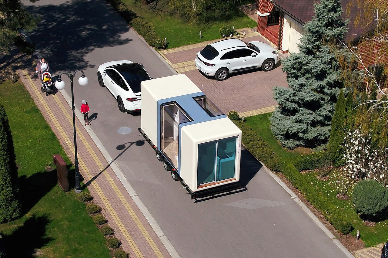 Microhaus，3D printing，Autonomous mobile house，