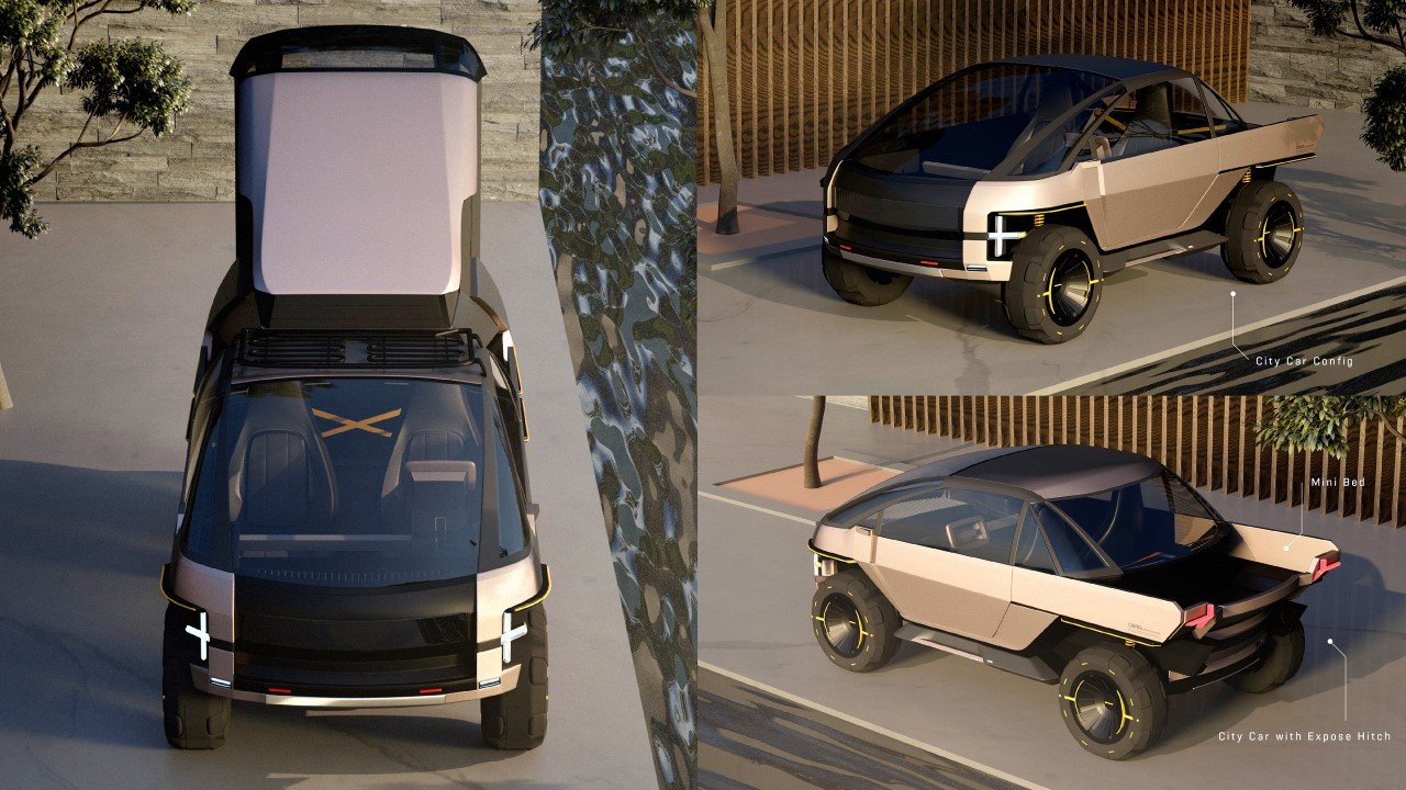 CANOO ANYROAD，suv，Automobile design，