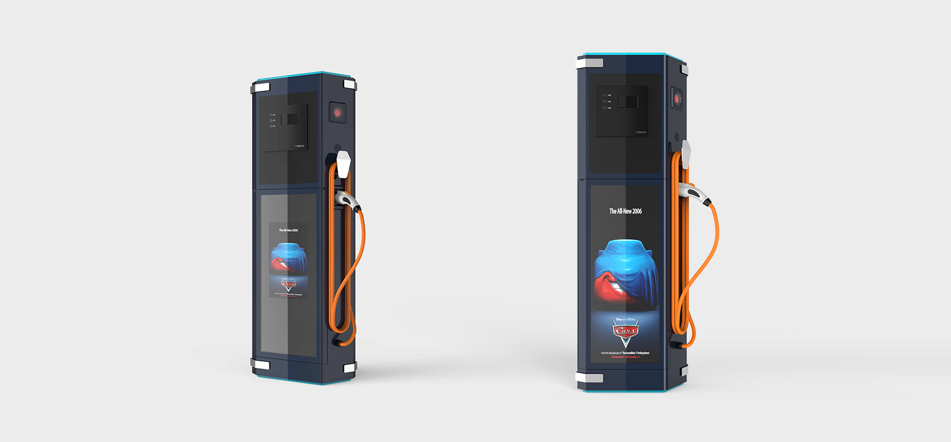 Charging pile，Electric vehicle，industrial design，Appearance design，Structural design，