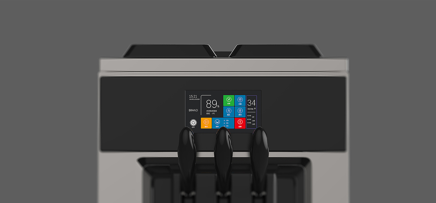 Ice cream machine，delicious food，cold drink，Design，industrial design，