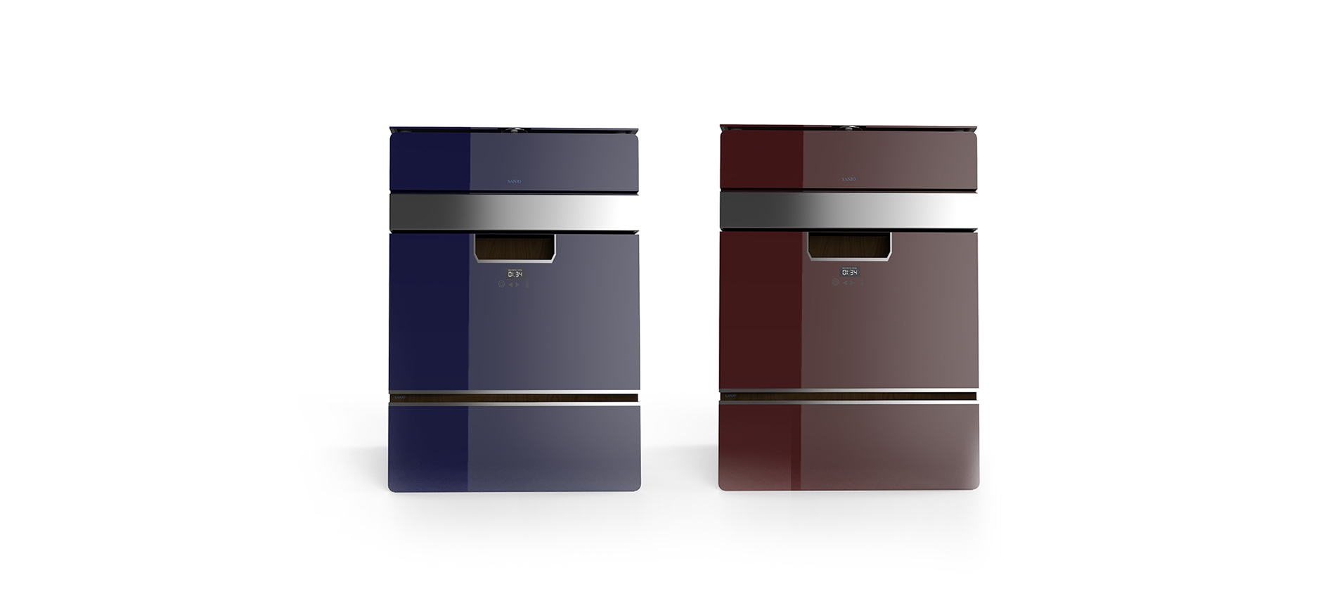 RV refrigerator，Mobile refrigerator，Design，Round tower design，