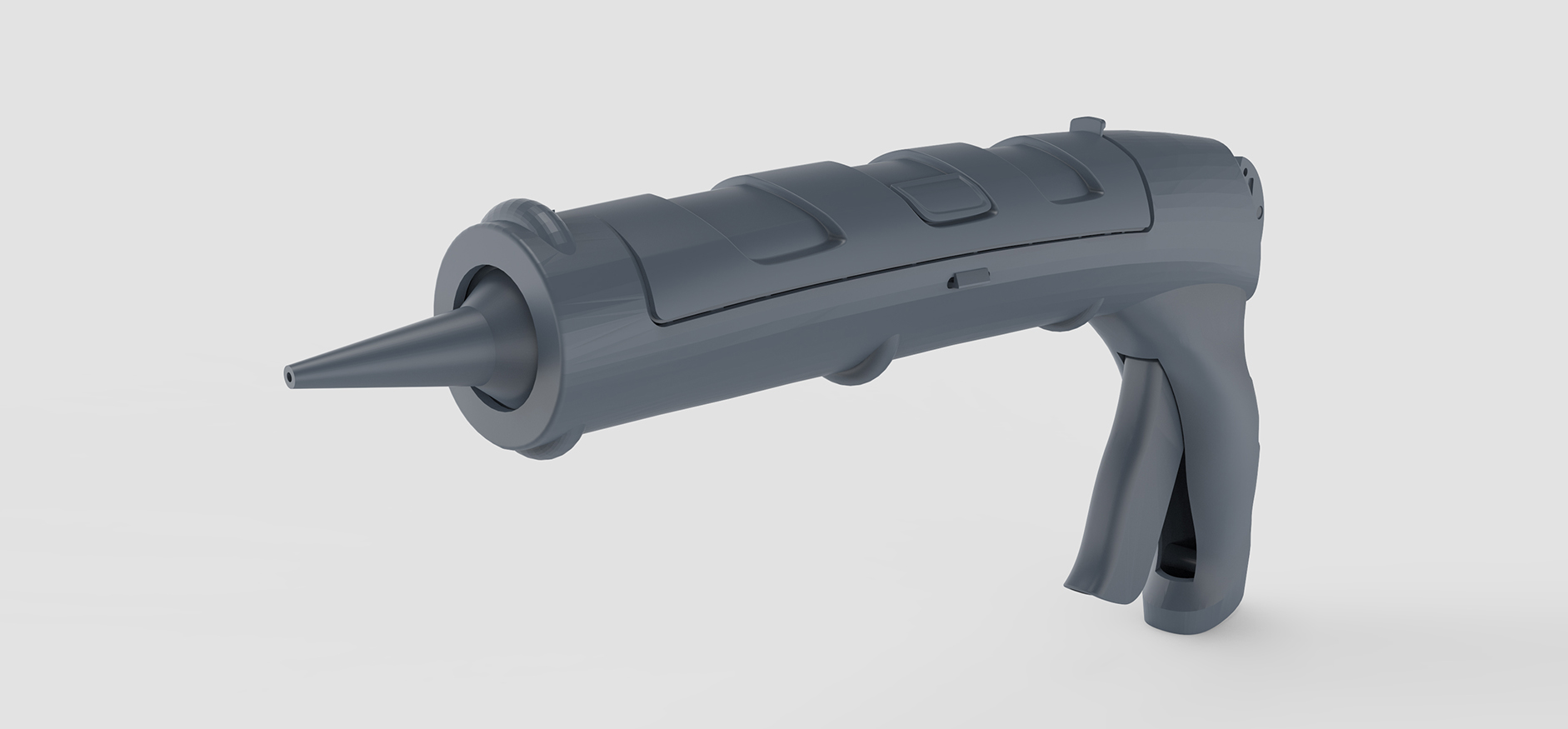 Silicone gun，Round tower design，Design，