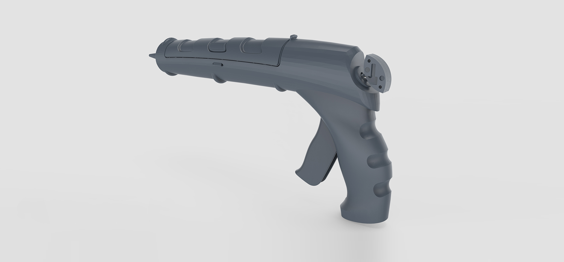 Silicone gun，Round tower design，Design，