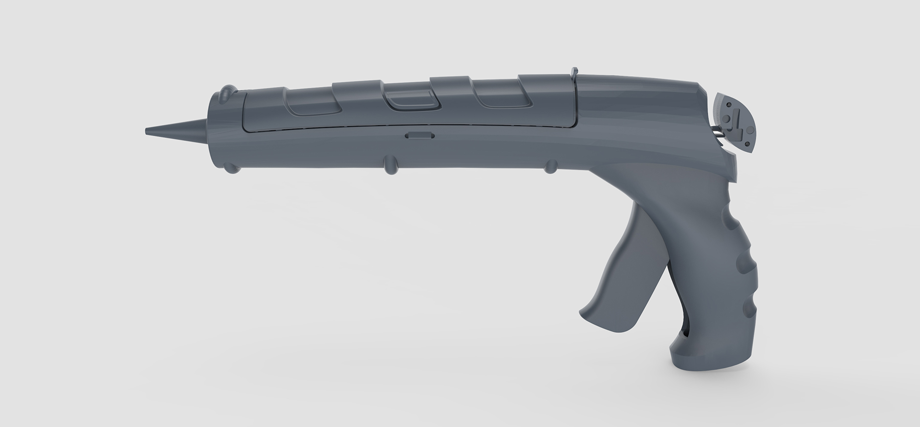 Silicone gun，Round tower design，Design，