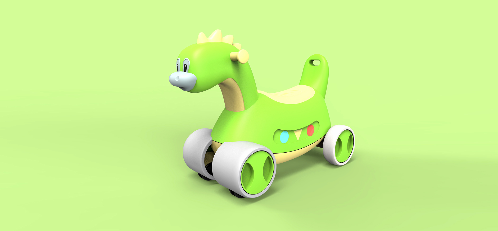 Scooter，Round tower design，Design，children，Stroller，