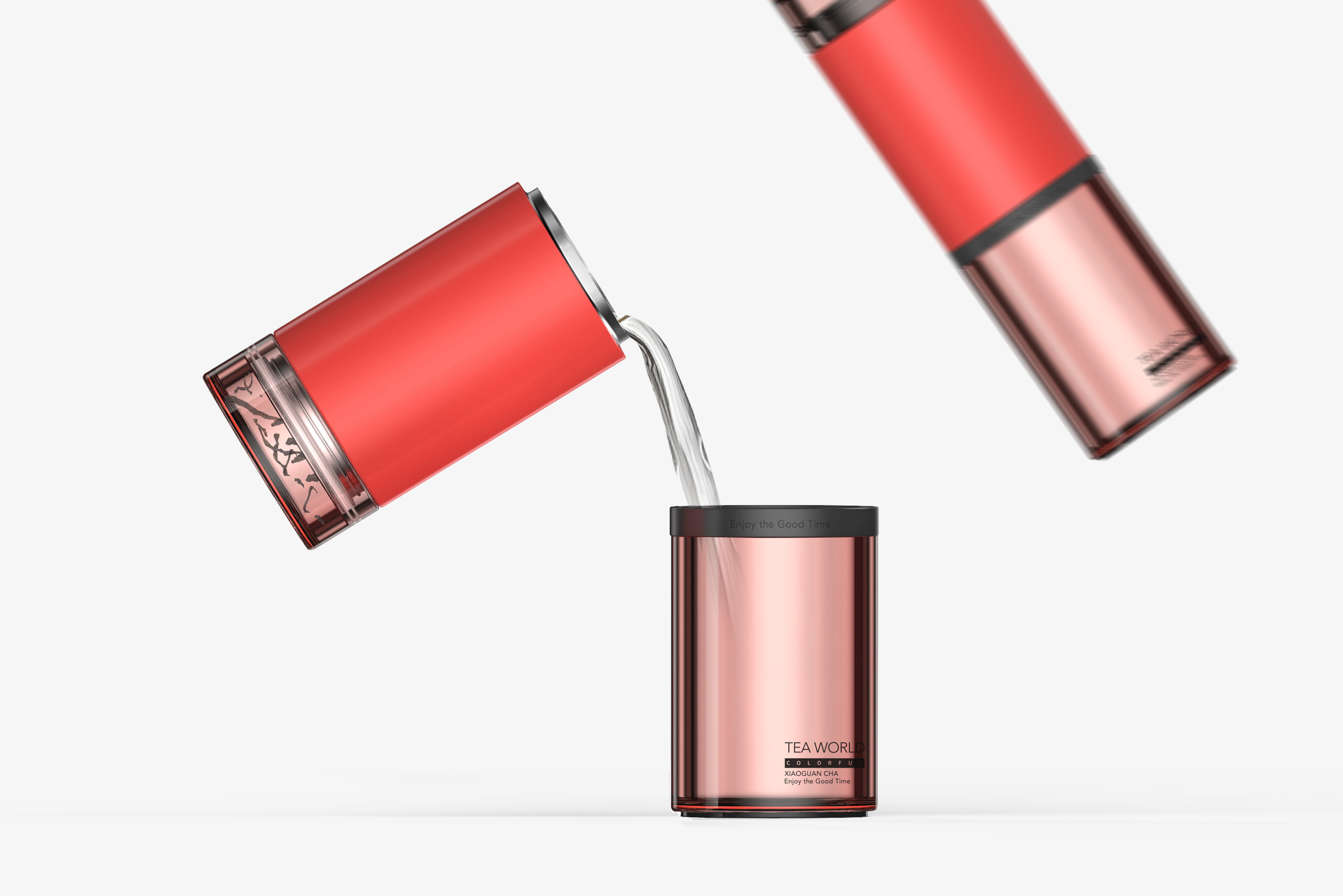 Small pot of tea，Tea set design，Travel cup design，product design，industrial design，Cultural and creative design，brand，originality，