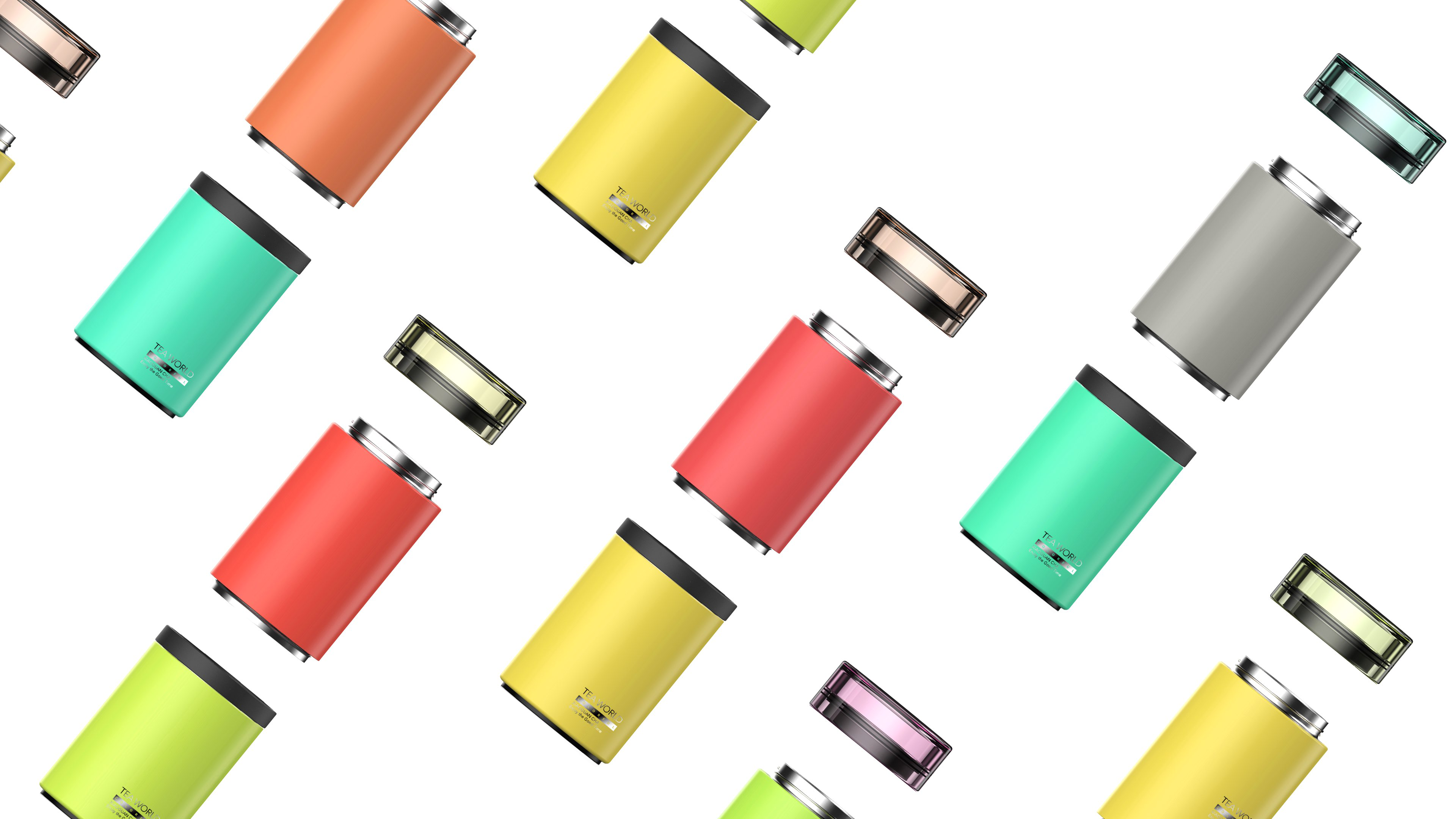 Small pot of tea，Tea set design，Travel cup design，product design，industrial design，Cultural and creative design，brand，originality，