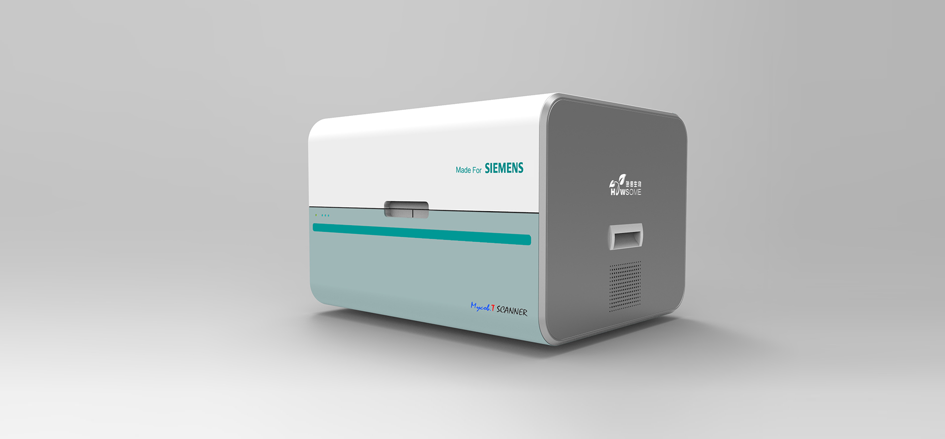 medical care，Scanner，scientific research，Design，Round tower design，