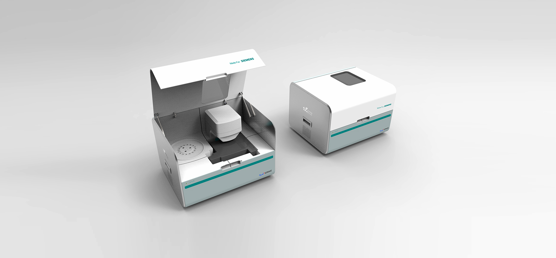 medical care，Scanner，scientific research，Design，Round tower design，